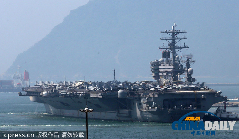 美國“尼米茲”號航母紅海待命 或參與對敘軍事行動