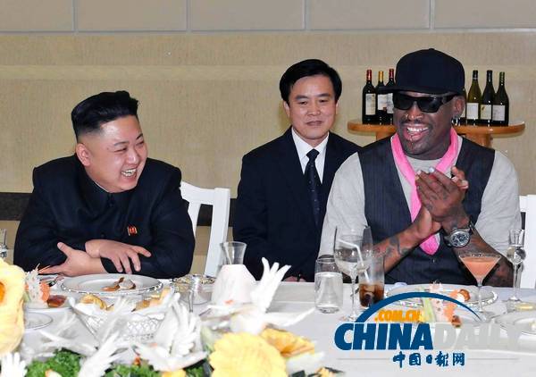 美國前NBA球星羅德曼抵達平壤 盼與金正恩共進晚餐