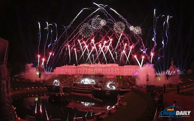 組圖：盛大焰火與俄羅斯美女走進(jìn)G20晚宴現(xiàn)場