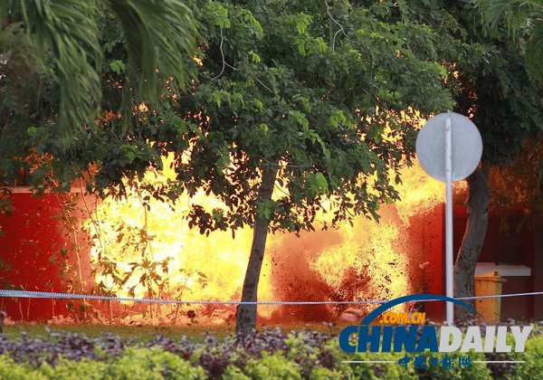 柬埔寨議會大廈外發現自制炸彈 當局引爆處理