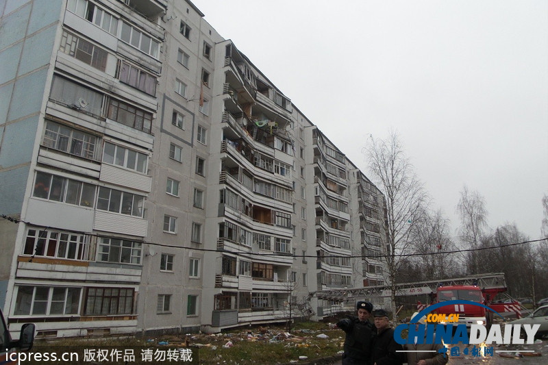 莫斯科居民樓發生煤氣爆炸2人死亡（組圖）