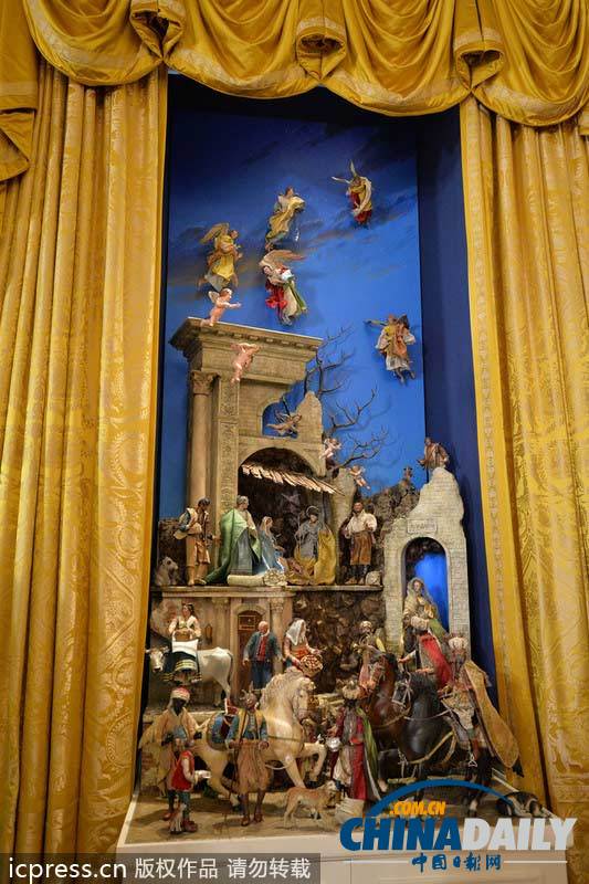 白宮圣誕節裝飾先睹為快 充滿濃郁節日氛圍