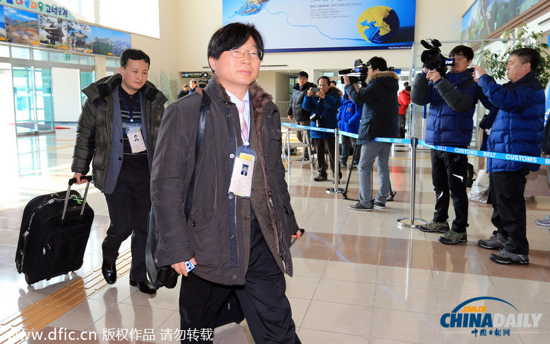 韓“先遣部隊”赴朝 為離散家屬團聚活動做準備