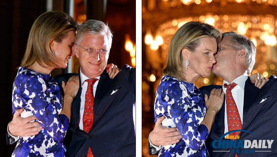 比利時新國王攜家人亮相王宮陽臺（高清組圖）