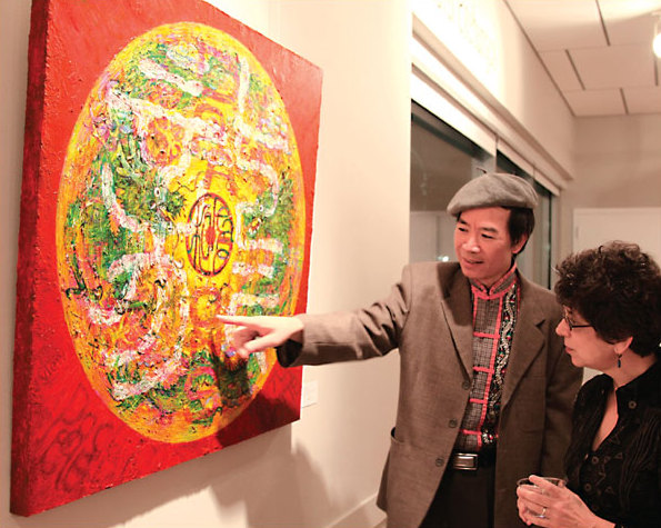 Artist bridges Chinese and Western styles through his paintings