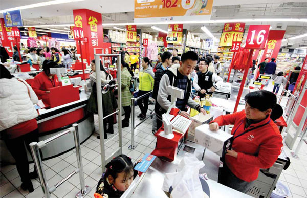 Customers swipe Double 12 deals