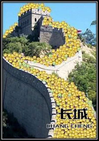 如何用英語表達國慶期間“人山人海”？