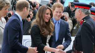 威廉王子夫婦參觀哈利波特影城