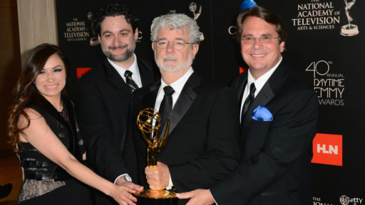 好萊塢資深導演盧卡斯獲日間艾美獎