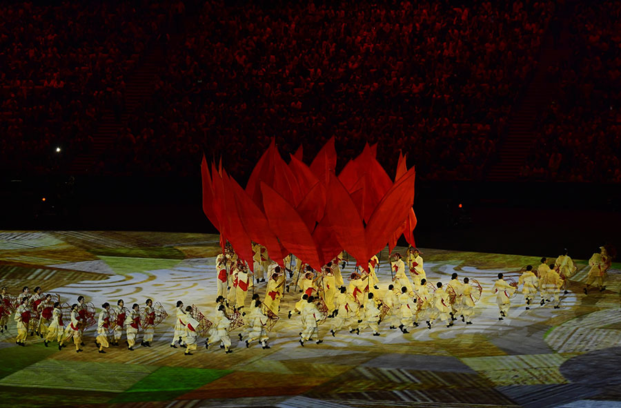 里約奧運(yùn)會(huì)狂歡中開(kāi)幕