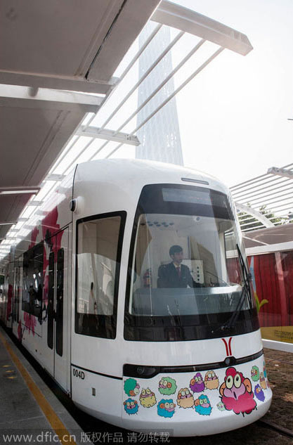 廣州兒童主題電車亮相(組圖)