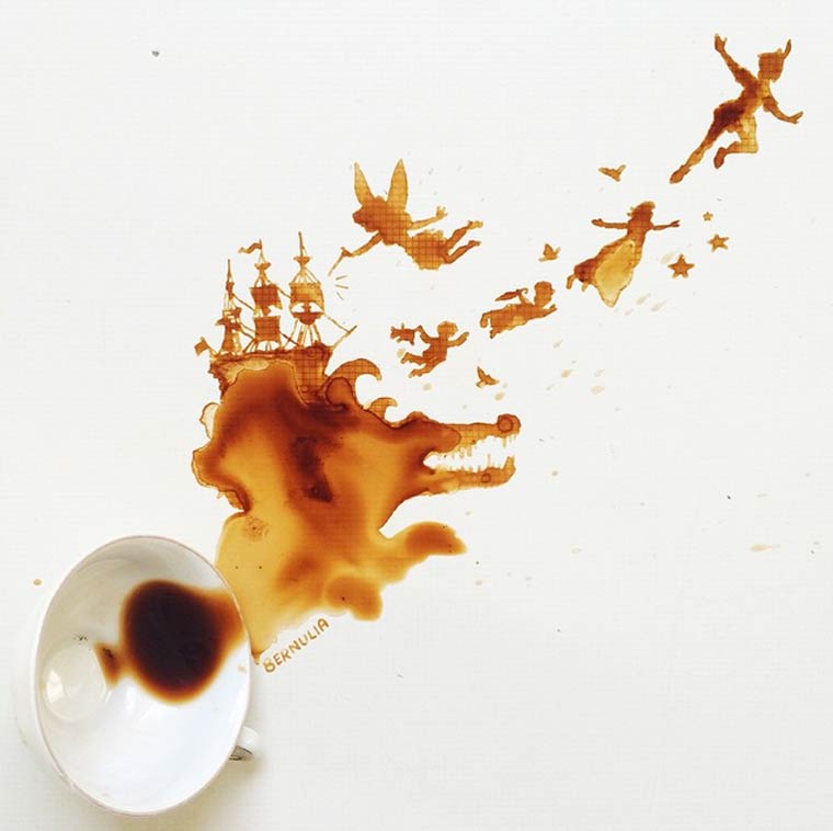 打翻了一杯咖啡，卻美得讓人心醉