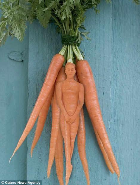 藏在美食里的人體藝術