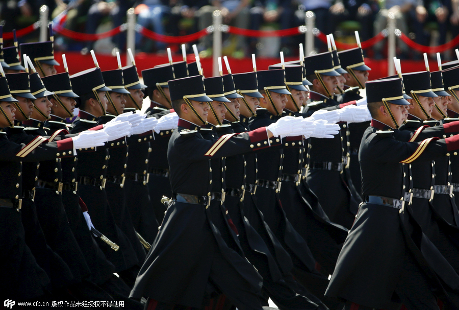 抗戰勝利日閱兵精彩瞬間