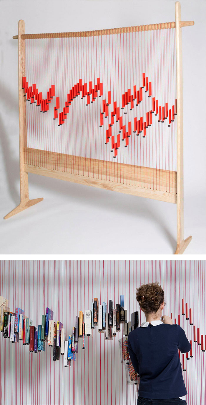 讓人眼前一亮的創意書架