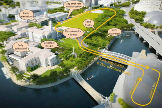 新加坡試行“無(wú)車星期天”