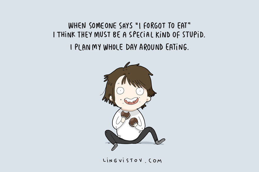 吃貨的內心獨白（組圖）