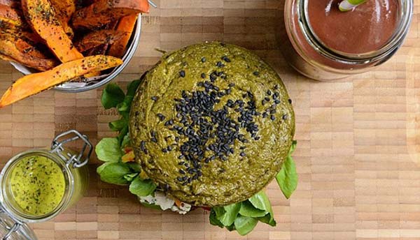 速來(lái)圍觀:世界上“最健康的漢堡”