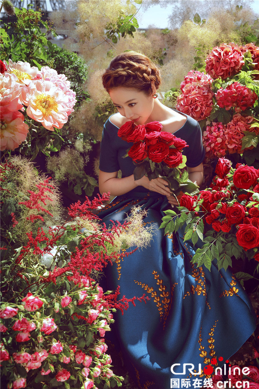 林心如婚前發唯美寫真 準新娘宛若花仙子（組圖）