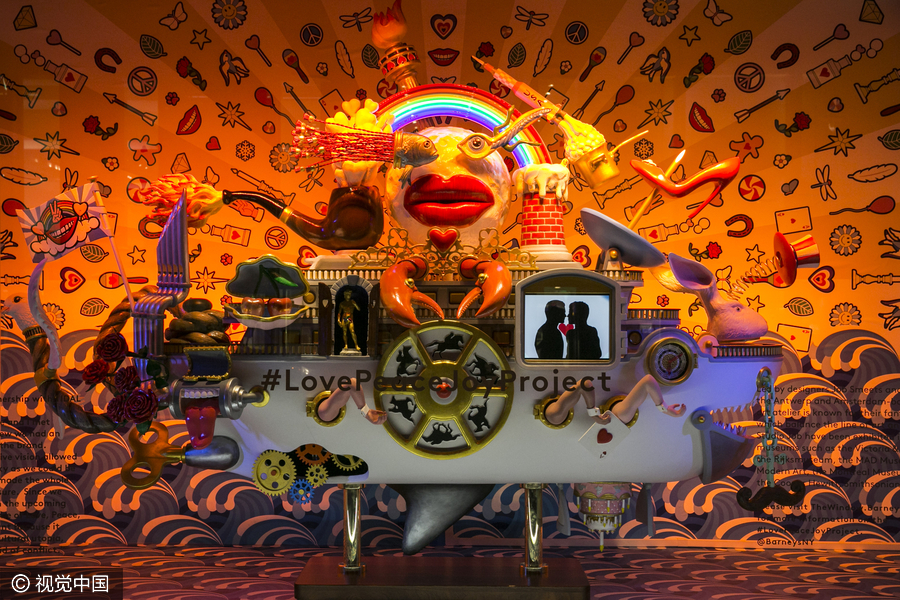 圣誕季從這里開始！最美圣誕節展示櫥窗欣賞（組圖）