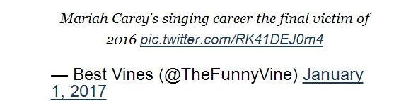 瑪利亞·凱莉跨年夜演砸了!看外媒如何報(bào)道“車禍現(xiàn)場(chǎng)”