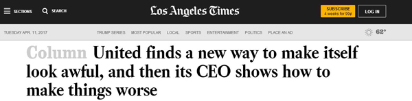 美聯航暴力趕客驚動白宮 公司市值暴跌 亞裔受害者發聲