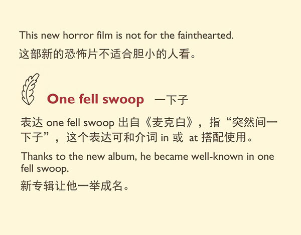 莎士比亞創(chuàng)造的十個英語表達