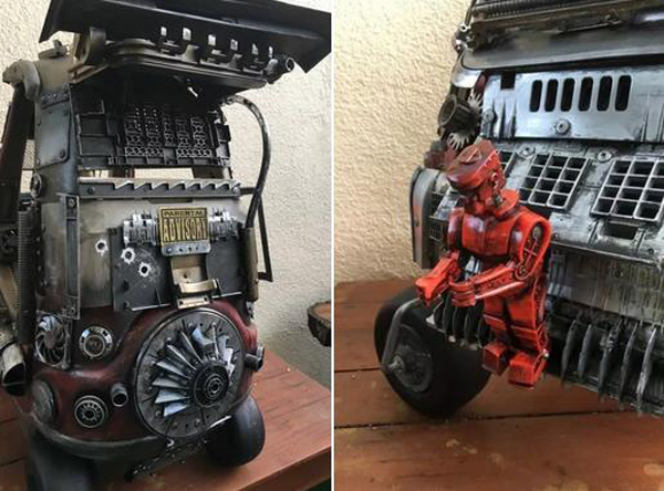 史上最拉風兒童車 廢舊零件再現(xiàn)“瘋狂的麥克斯”(組圖)