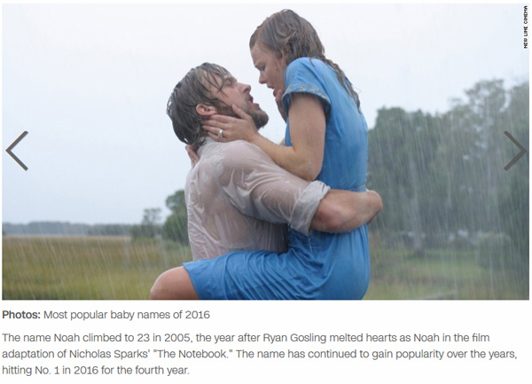 美國最流行寶寶名 艾瑪、諾亞居首