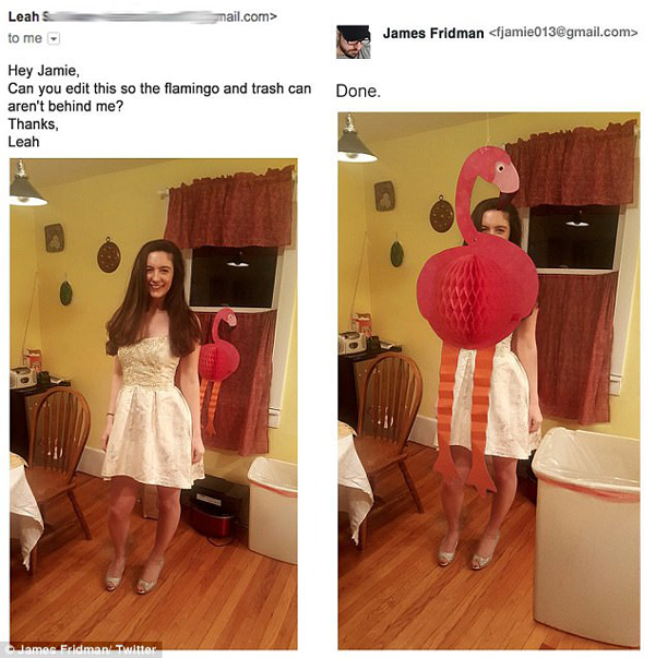 幫外國(guó)網(wǎng)友P圖的PS大神又有新作,畫風(fēng)還是那么清奇(組圖)