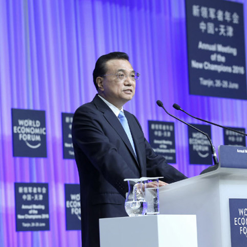 夏季達沃斯論壇:回顧李克強五次開幕式致辭