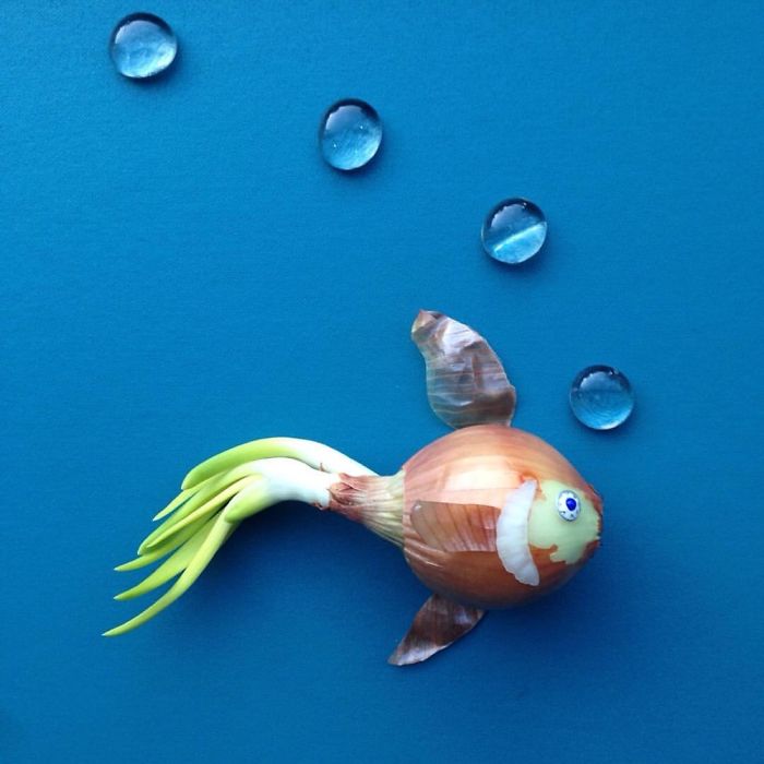 廚房里的“動物園”：別出心裁的蔬果藝術品（組圖）