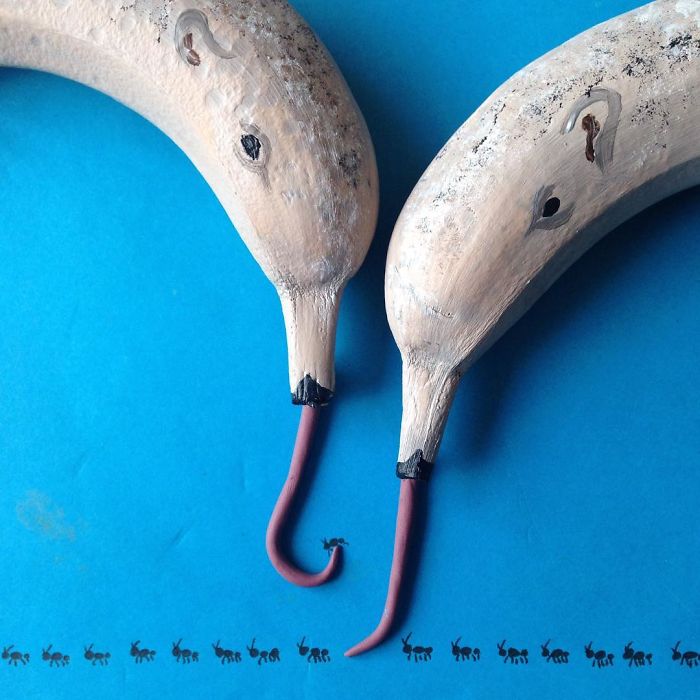 廚房里的“動(dòng)物園”：別出心裁的蔬果藝術(shù)品（組圖）