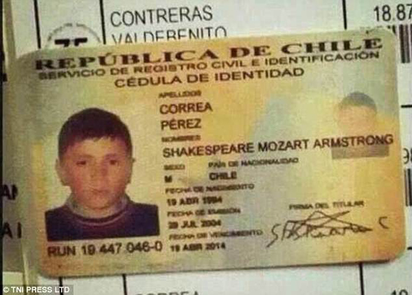 爹媽什么仇！這些奇葩名字簡直倒霉透啦