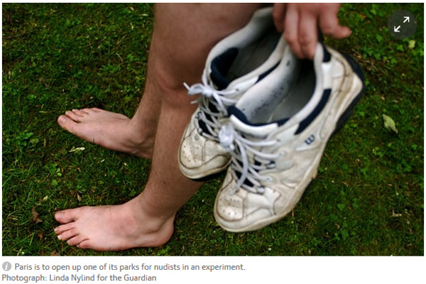 巴黎開放首個裸體主義公園，偷窺狂禁止入內