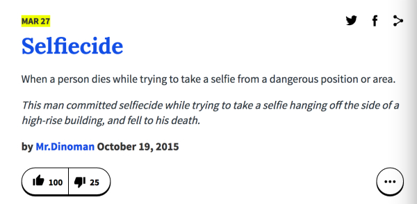 “自拍身亡”都有專用名詞了?這都是它的鍋