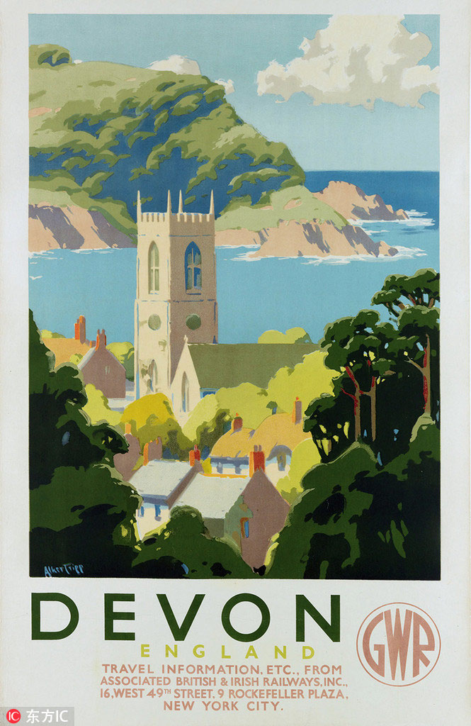 英國珍貴舊海報重現(xiàn)“日不落帝國”的黃金時代（組圖）