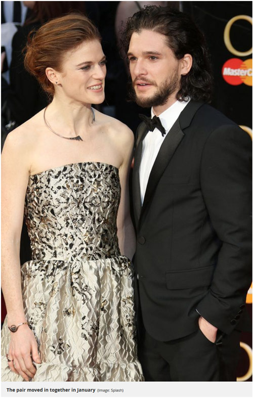 因戲生情!“雪諾”基特•哈靈頓要和“野人”蘿斯•萊斯利結(jié)婚了!