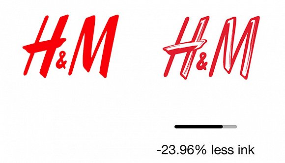 為了節能環保,這家公司給眾多品牌的商標瘦身