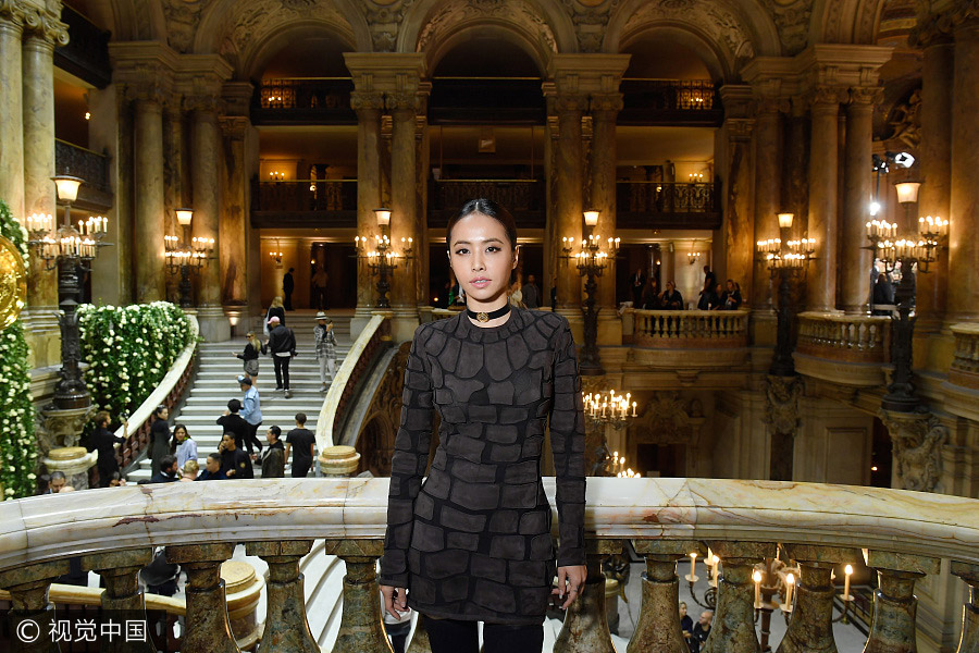 驚艷！中國女星登陸2017巴黎時裝周（組圖）