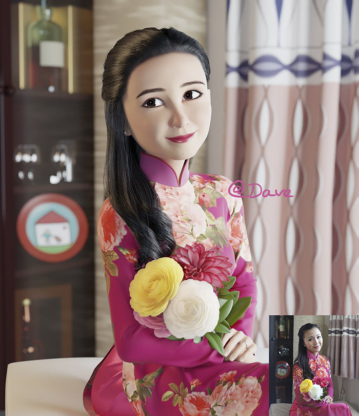 真人肖像變成動畫主角！3D藝術(shù)家實(shí)現(xiàn)你的“皮克斯夢”（組圖）