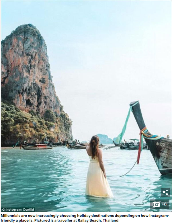 無拍照不假期！千禧一代熱衷“朋友圈旅游”