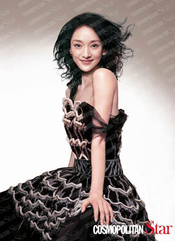 Zhang Ziyi, Zhou Xun on cover of Cosmo Magazine 