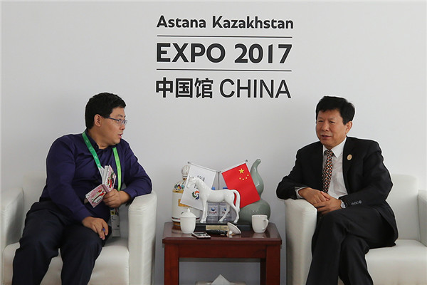 新華社刊發對阿斯塔納世博會中國館執行館長姚瑞的專訪