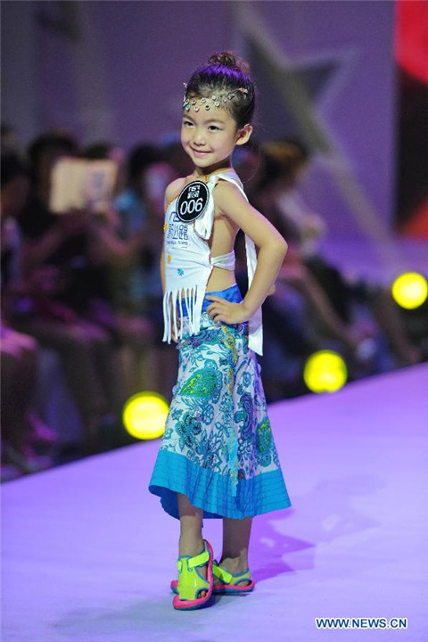 New Silk Road children model and talent show held in NE China