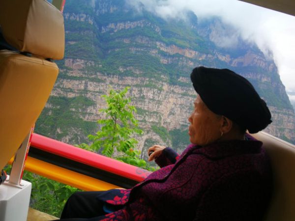 Cableway facilities interaction between villagers