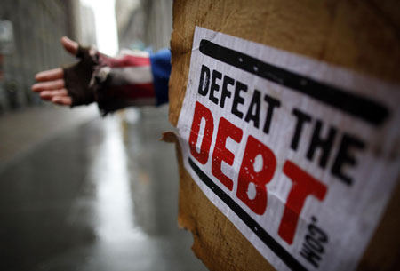 Activists raise awareness of US govt deficit