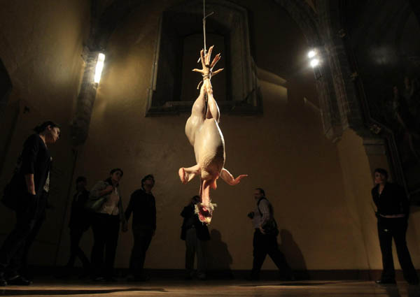 Sculpture exhibition in Mexico city