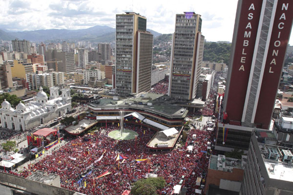 Chavez registers candidacy for presidential bid
