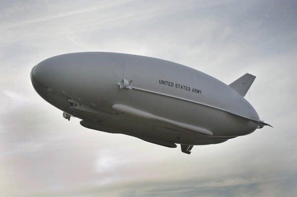 First flight of LEMV military blimp